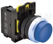 Buton simplu cu revenire albastru NYG3-HB Tracon