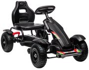 HOMCOM Kart Pedale Reglabil 5-12 Ani | Aosom Romania