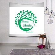 Sticker perete Natura ne aseamana, educatia ne deosebeste