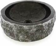 Lavoar DIVERO din piatră naturală - marmură neagră