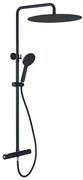 Set de duș cu baterie termostatică BATH DELUXE 31-120-09-63-00 DRAGOR negru mat