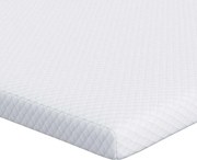 vidaXL Suport pentru saltea Alb 100 x 200 cm Material jacquard