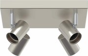 vidaXL Spot de tavan Nichel 26,5 x 26 x 11,5 cm Metal
