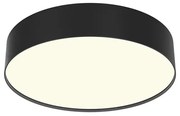 Plafoniera LED design tehnic Zoom D-30cm 3000K negru