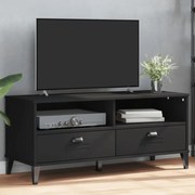 vidaXL Dulap TV „VIKEN”, negru, lemn prelucrat