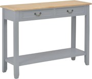 vidaXL Masă consolă, gri, 110 x 35 x 80 cm, lemn