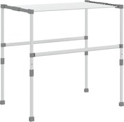 vidaXL Uscător de rufe, 83x(50-55)x(40-85) cm, aluminiu