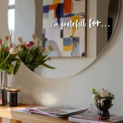 Autocolant pentru oglindă S29 – I’m grateful for...
