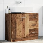 vidaXL Dulap de chiuvetă, lemn vechi, 63x30x54 cm, lemn prelucrat