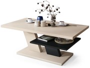 Mazzoni CLIFF MAT Bej (Șampanie)/Negru - MĂSUȚĂ DE CAFEA MODERNĂ