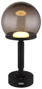 Lampă LED tactilă reîncărcabilă de masă Globo 21034S HAKU LED/2,5W/5V 2700/4000/6500K black