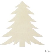 Orion Pungă pentru tacâmuri Stromek crem, 18 x 18cm, set de 2 bucăți