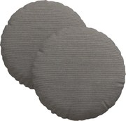 vidaXL Perne de Șezut 2 pcs Gri deschis Ø 30 x 13 cm