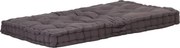 vidaXL Pernă podea canapea din paleți, 120x80x10, antracit, bumbac