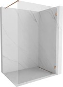 Mexen Lunar perete de duș Walk-in dreapta 50 x 200 cm, transparent 8 mm, cupru periat - 830-050-000-65-00-P
