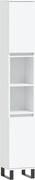 vidaXL Dulap de baie, alb, 30x30x190 cm, lemn prelucrat