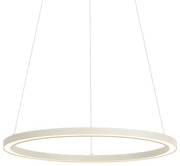 Lampă suspendată de design bej 60cm incl. LED cu 3 trepte de intensitate luminoasă - Girello