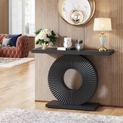 MAN9 - Masa Consola, 100 cm, masuta hol, living, dormitor - Alb