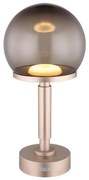 Lampă LED tactilă reîncărcabilă de masă Globo 21034CH HAKU LED/2,5W/5V 2700/4000/6500K roz-auriu