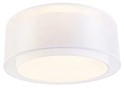 Plafoniera moderna alba 50 cm 3 lumini - Drum Duo