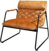 Fotoliu design retro Mustang Lounger, galben mustar