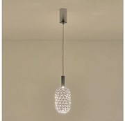 Lustră LED pe cablu LED/6,3W/230V 3000K crom lucios d. 13 cm