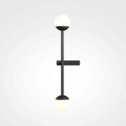 Aplica LED de perete stil minimalist Touch negru