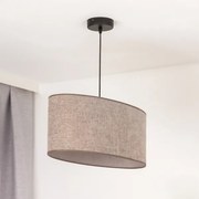 Lustră pe cablu Duolla OVAL 1xE27/15W/230V maro
