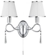 Aplica de perete stil clasic Simplicity crom 2032-2CC SRT