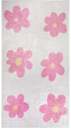 Covor pentru copii roz-fildeș lavabil 160x230 cm Cute Flowers Pink – Vitaus