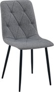OFERTA Scaun de masa gri LIBRA cu picioare negre clasa a II-a