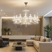 Candelabru Cristal Bohemia Exclusive 16 brate CR 0004/16/20 CE