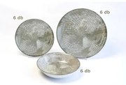 Set farfurii 803, 18 piese (6 plate, 6 adanci, 6 desert) bej Perfect Home 13702
