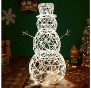 Brilagi- Decorațiune LED de Crăciun pentru exterior LED/3,6W/31/230V 2700K 90cm IP44 om de zăpadă