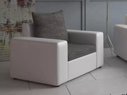 Fotoliu Monarda (gri + Alb). 616031