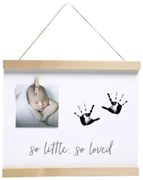 Tablou cu fotografie si amprente ale bebelusului - Pearhead