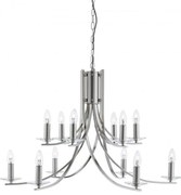Lustra moderna casa scarii design argintiu Ascona 12L 41612-12SS SRT