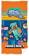 Prosop pentru copii Minecraft Aquatic World , 70 x140 cm