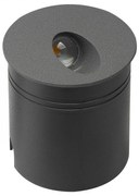 Spot LED incastrabil scari iluminat exterior IP65 ASPEN gri inchis