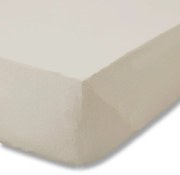 Cearceaf bej din flanelă cu elastic 150x200 cm Brushed – Catherine Lansfield