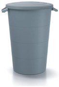 Recipient din plastic de gradina cu mânere, 120 l, gri