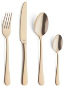 Set tacâmuri AUSTIN, 24 piese, din oțel inoxidabil, aurii