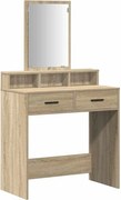 vidaXL Masă de Machiaj Stejar Sonoma 79 x 41 x 140 cm Lemn compozit