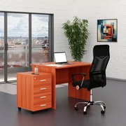 Set mobilier birou SimpleOffice 1, 100 cm, cires