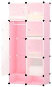 Dulap din plastic-roz