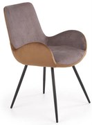 Scaun K392 velvet gri maro