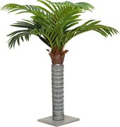 vidaXL Palmier artificial 12 frunze 150 cm verde