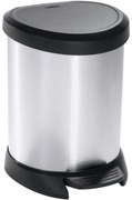 Curver Coș de gunoi Decobin 5 l, argintiu