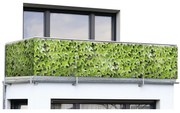 Husa de balcon cu model iedera, 5 m x 85 cm