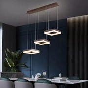Lustra LED Cu Telecomanda, Elit's EsnF205-3, 96w